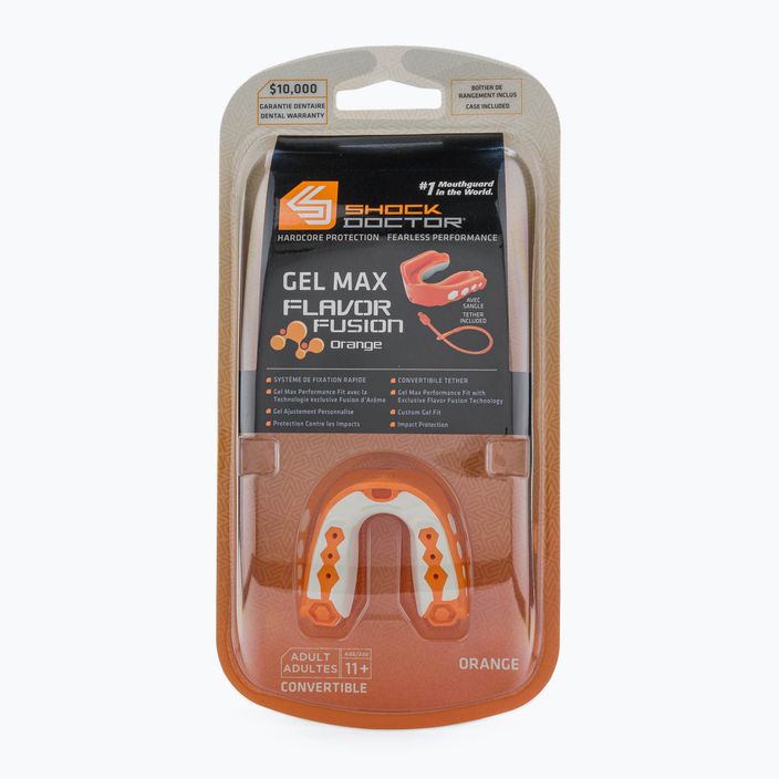 Shock Doctor Gel Max Flavor Fusion orange SHO08 Kieferprotektor
