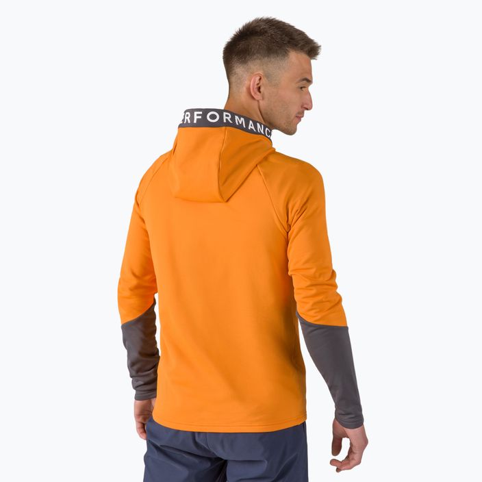 Herren Peak Performance Rider Zip Hood Trekking-Sweatshirt orange G77244100 3