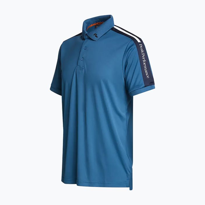 Herren Peak Performance Player Poloshirt blau G77171140 2