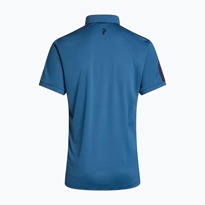 Herren Peak Performance Player Poloshirt blau G77171140 3