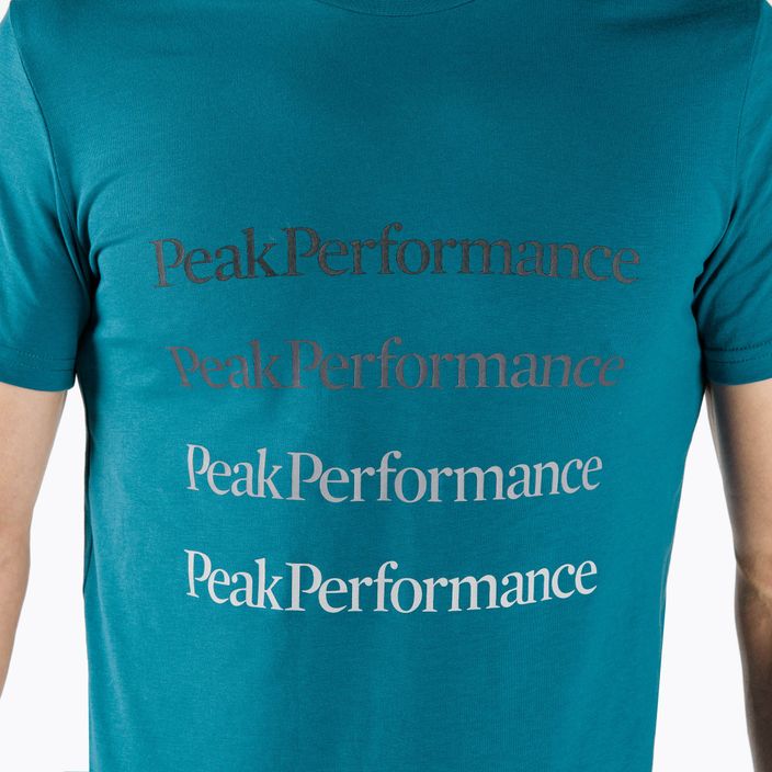 Herren Peak Performance Ground Tee Trekking-Shirt blau G77284160 4