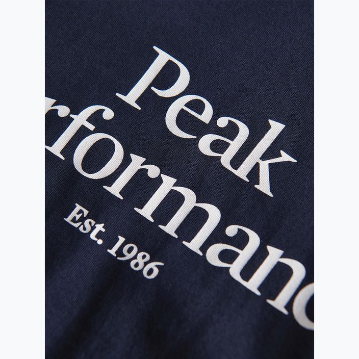 Damen-Trekking-Shirt Peak Performance Original Tee navy blau G77280020 8