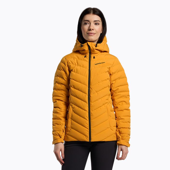 Frauen Peak Performance Frost Ski Jacke gelb G78024070