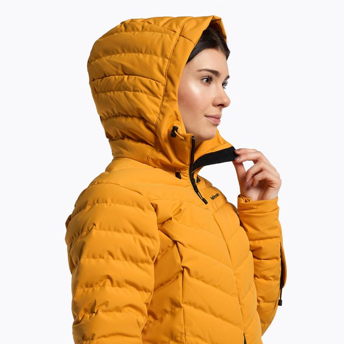 Frauen Peak Performance Frost Ski Jacke gelb G78024070 4