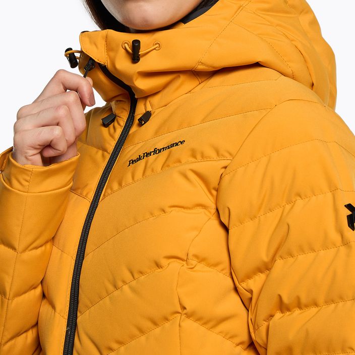 Frauen Peak Performance Frost Ski Jacke gelb G78024070 5