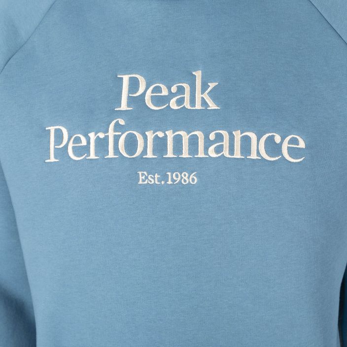 Herren Peak Performance Original Hood Trekking-Sweatshirt navy blau G77756260 3