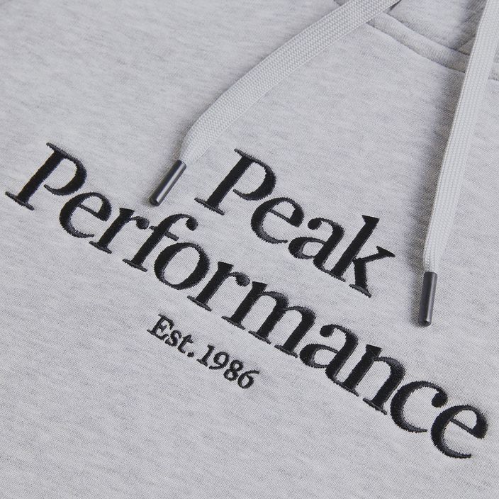 Herren Peak Performance Original Hood Trekking-Sweatshirt grau G77756090 6