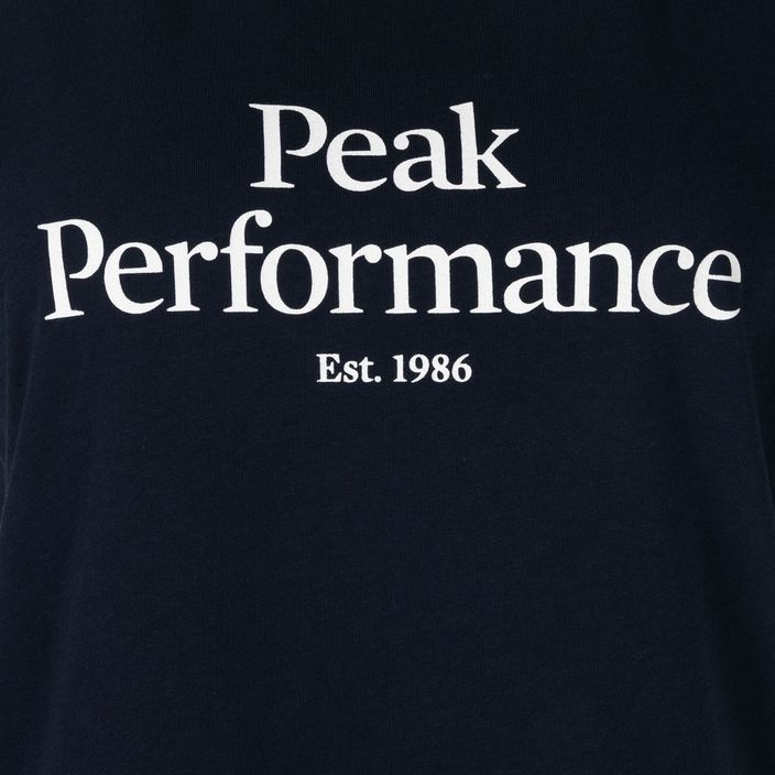 Damen-Trekking-Shirt Peak Performance Original Tee navy blau G77700020 3