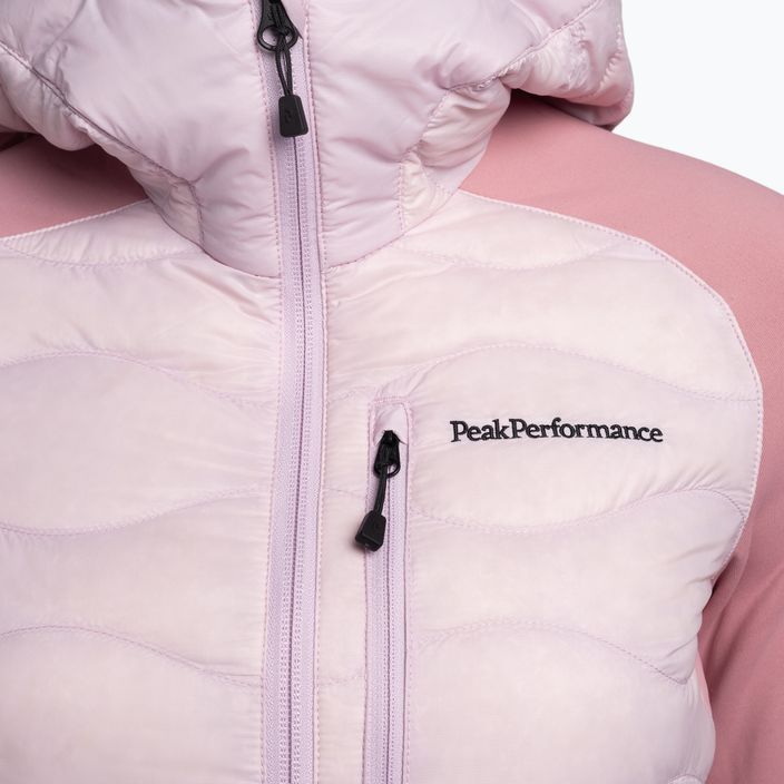 Frauen Peak Performance Helium Down Hybrid Hood Jacke rosa G77848130 3