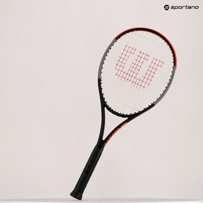 Wilson Burn 100Ls V4.0 Tennisschläger schwarz und orange WR044910U 8