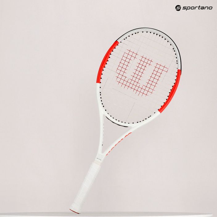 Wilson Six.One Lite 102 CVR Tennisschläger rot und weiß WRT73660U 8