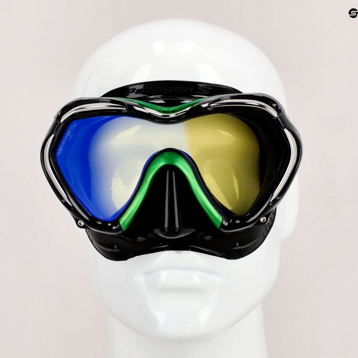 TUSA Paragon S Maske Tauchmaske grün M-1007 7