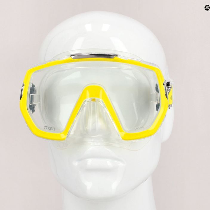 TUSA Freedom Elite Tauchmaske gelb M-1003 7