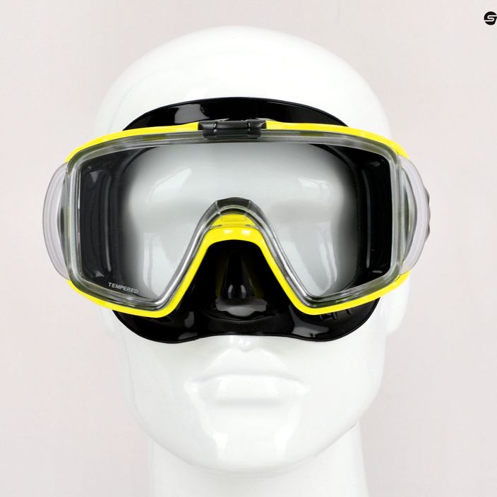 TUSA Sportmask Tauchmaske schwarz und gelb UM-31QB FY 7