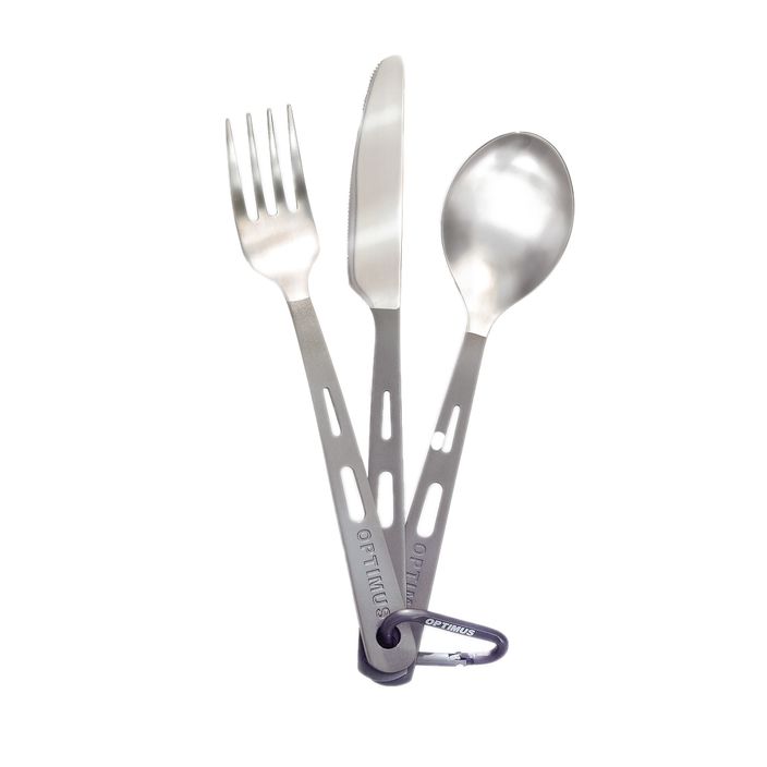 Besteck Optimus Titanium 3-Piece Cutlery Set silber 816286 2
