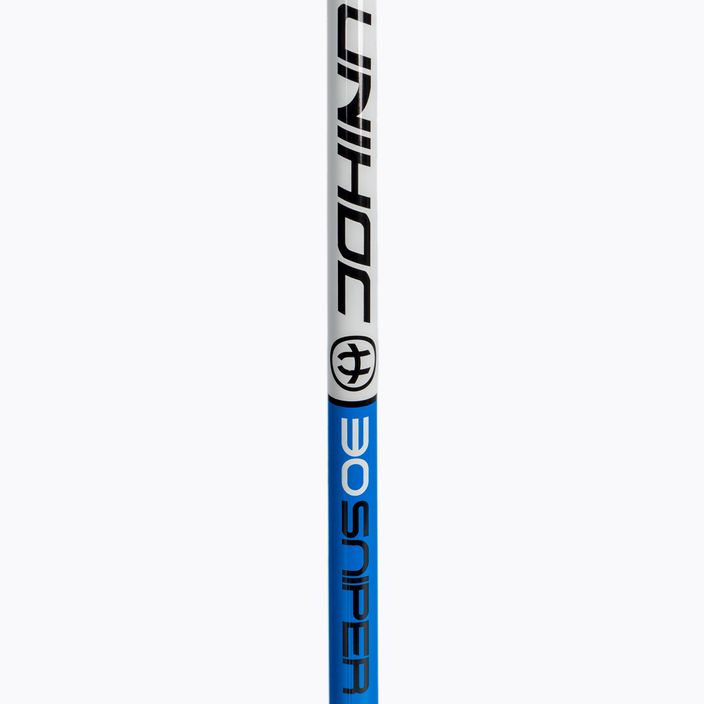 UNIHOC Sniper 30 weiß-blau links Unihockeyschläger 01925 3