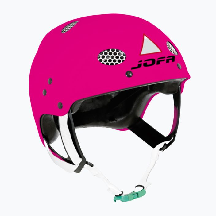 JOFA 715 LS JR rosa/weißer Hockeyhelm für Kinder