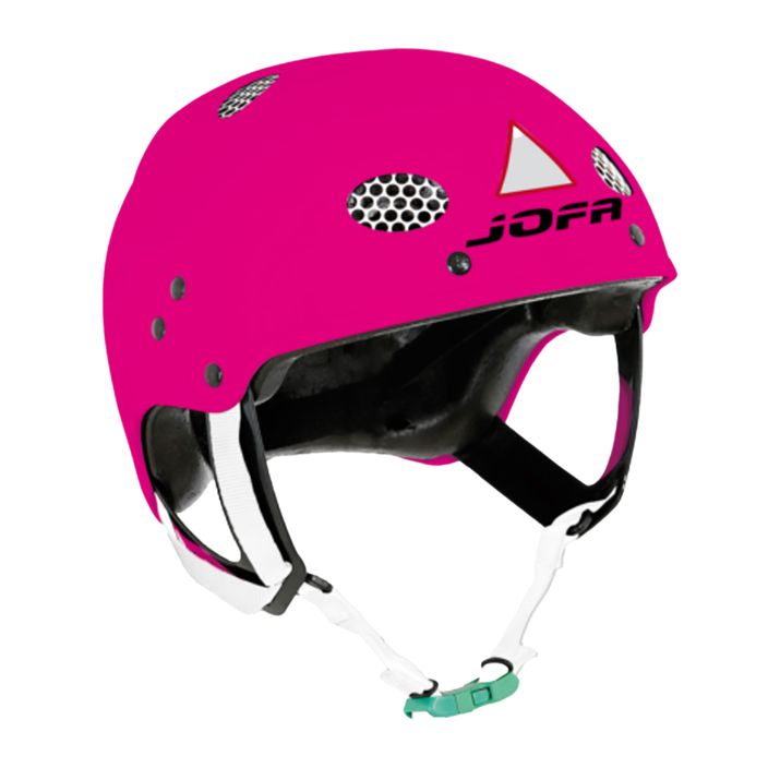 JOFA 715 LS JR rosa/weißer Hockeyhelm für Kinder 2