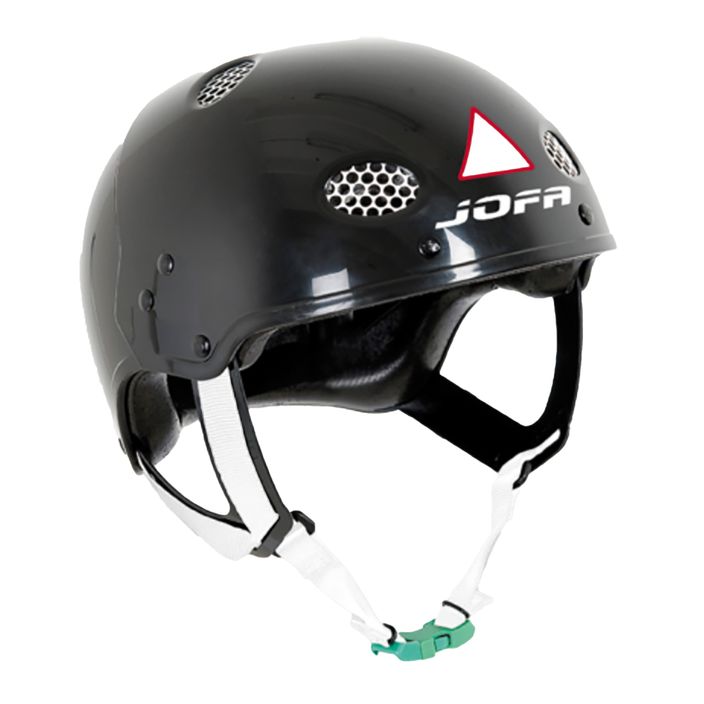 JOFA 715 LS JR Kinder-Hockeyhelm schwarz/weiß 2