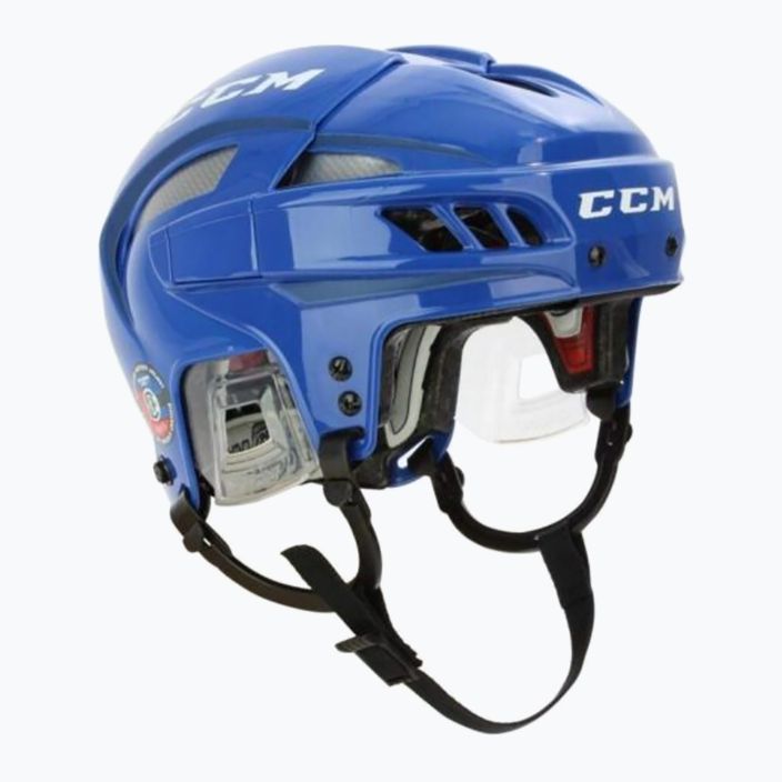 CCM Fitlite royal/silberner Hockeyhelm