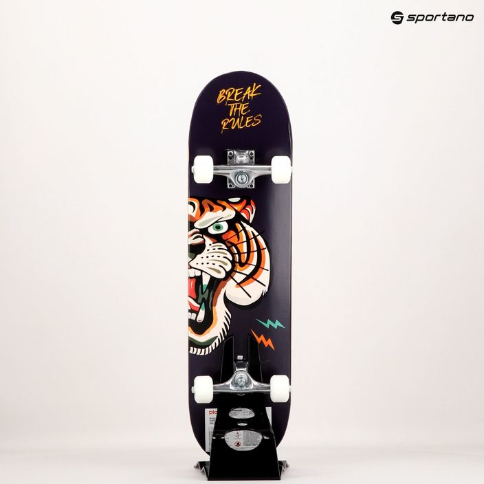 Playlife Tiger klassische Skateboard schwarz 880311 9