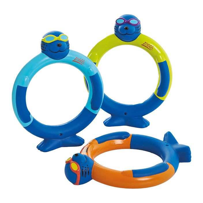 Zoggs Zoggy Dive Rings 3pc blau 465391 Angelspielzeug 2