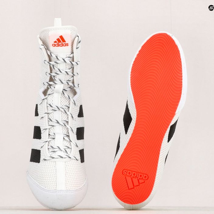 Boxen Schuhe adidas Box Hog 3 weiß und schwarz GV9975 10