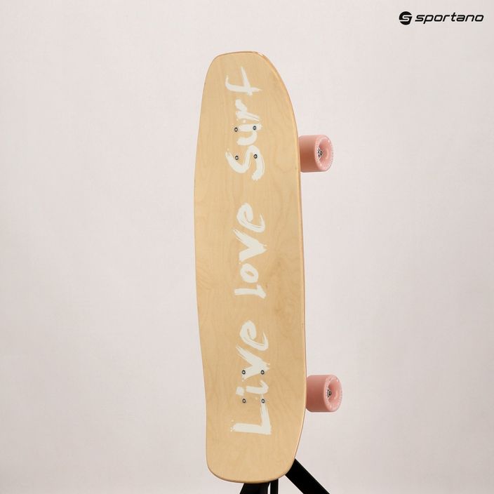 Surfskate Skateboard Fisch Skateboards Welle beige SURF-WAV-SIL-PIN 9