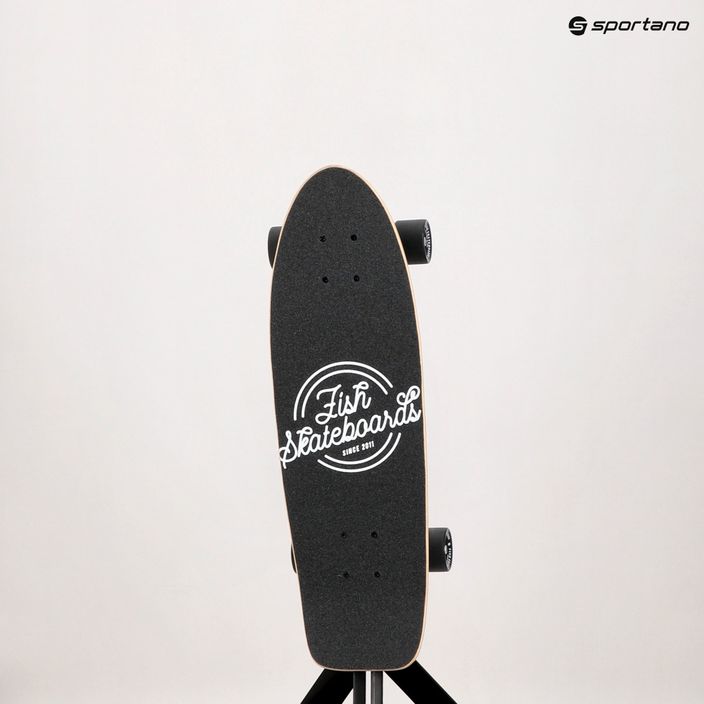 Fish Skateboards Alaia Cruiser-Skateboard schwarz CR-ALA-SIL-BLA 9