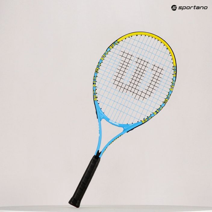 Wilson Minions 2.0 Jr 25 Tennisschläger für Kinder blau/gelb WR097310H 12