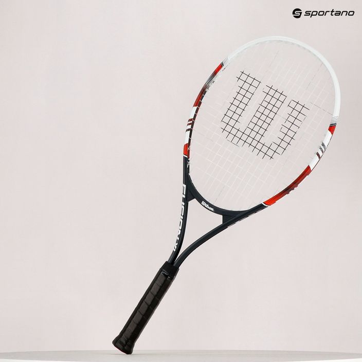 Wilson Fusion XL Tennisschläger schwarz und weiß WR090810U 11