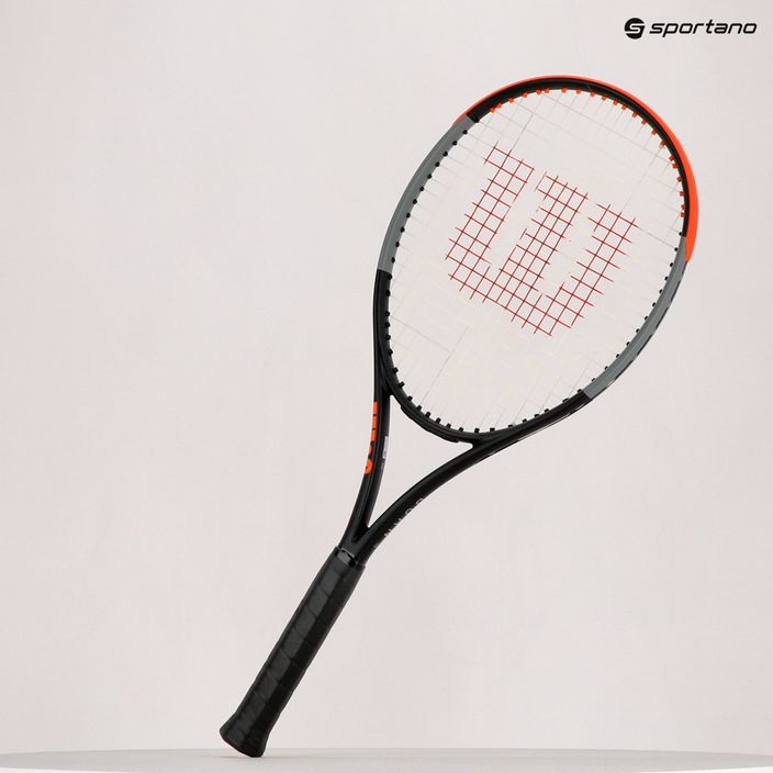 Wilson Burn 100 V4.0 Tennisschläger schwarz und orange WR044710U 14
