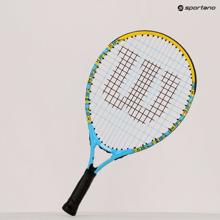 Wilson Minions 2.0 Jr 19 Kinder-Tennisschläger blau/gelb WR097010H 8