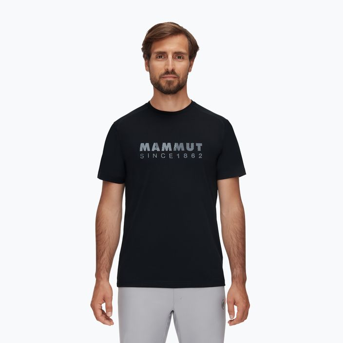 MAMMUT Trovat-Trekkinghemd schwarz