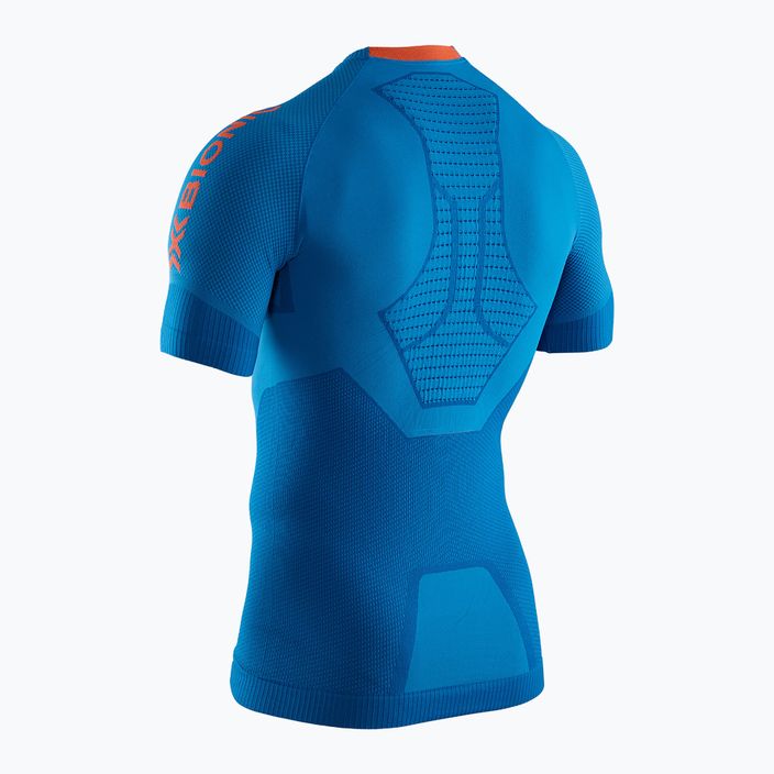 Laufshirt Herren X-Bionic Invent 4.0 Run Speed teal blue/kurkuma orange 2