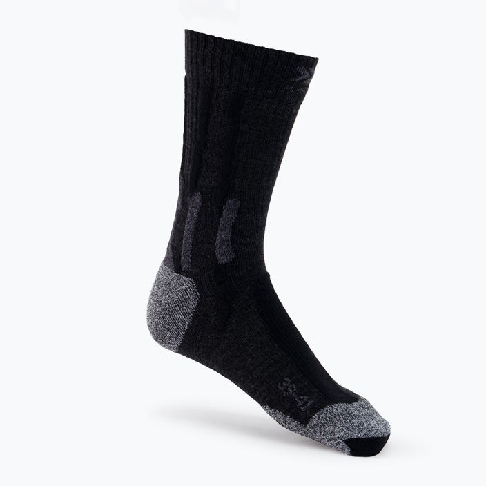 Herren-Trekking-Socken X-Socks Trek Silver schwarz/grau TS07S19U-B010 2