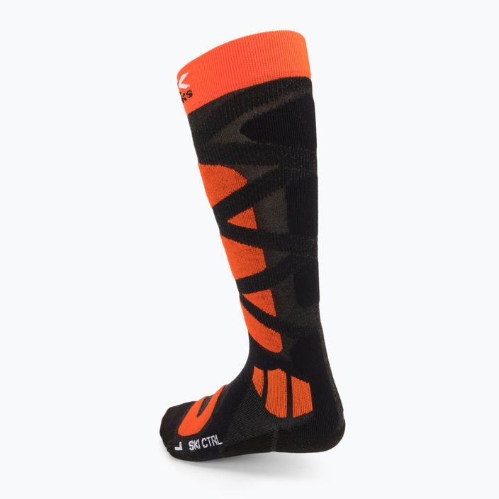 X-Socks Ski Control 4.0 schwarz/orange Skisocken XSSSKCW19U 2