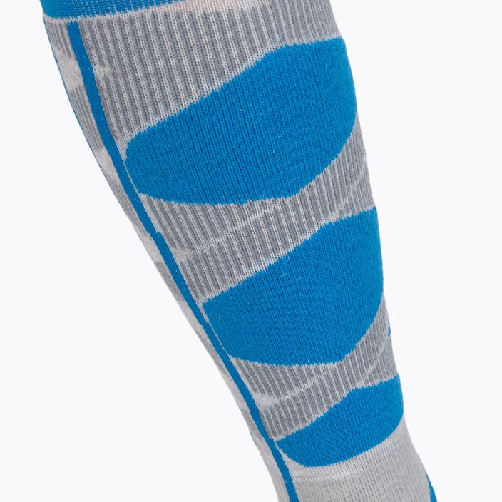 Damenskisocken X-Socks Ski Control 4.0 grau-blau XSSSKCW19W 3