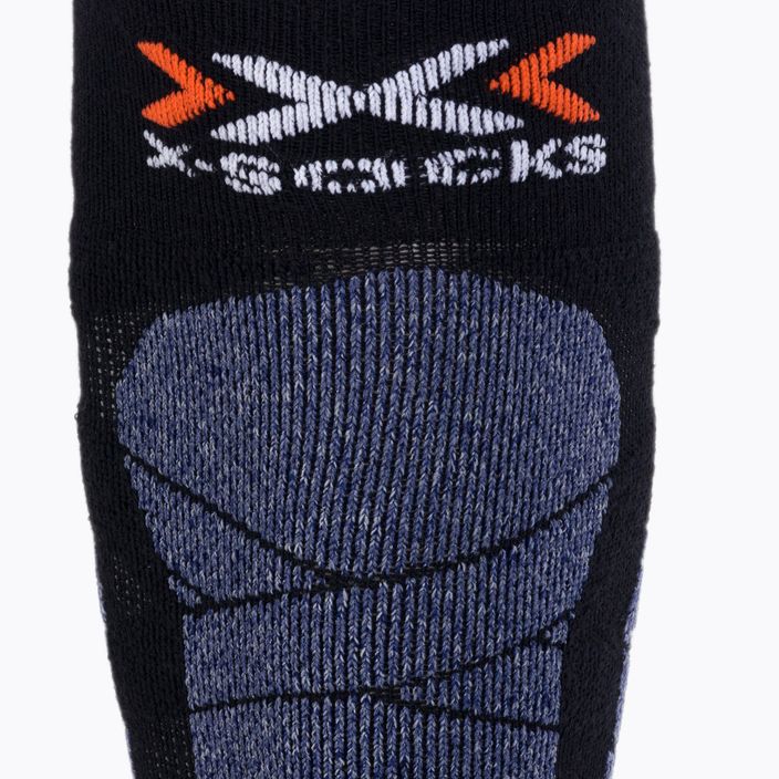X-Socks Carve Silver 4.0 schwarz-graue Skisocken XSSS47W19U 3