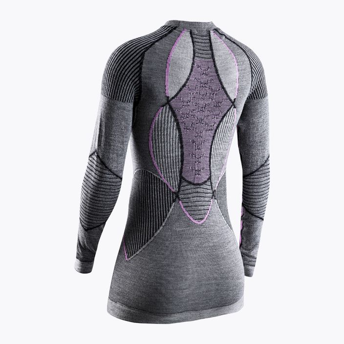 Damen Thermo-T-Shirt X-Bionic Apani 4.0 Merino grau/violett APWT06W19W 5
