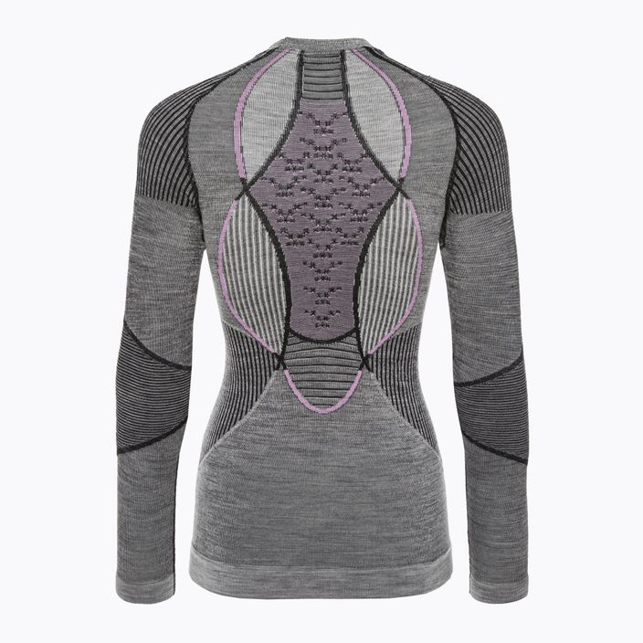 Damen Thermo-T-Shirt X-Bionic Apani 4.0 Merino grau/violett APWT06W19W 2