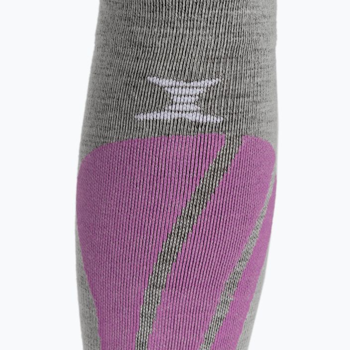 Damenskisocken X-Socks Apani Wintersport grau APWS03W20W 4
