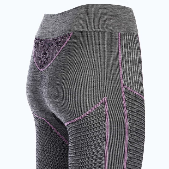 Thermoaktive Damenhose X-Bionic Merino schwarz/grau/magnolia 4