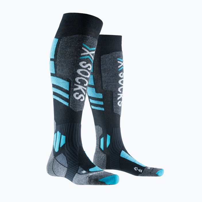 Snowboard Socken X-Socks Snowboard 4.0 schwarz/grau/kaltblau 4