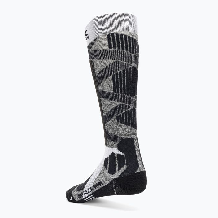 Damenskisocken X-Socks Ski Rider 4.0 grau melange/opal schwarz 2