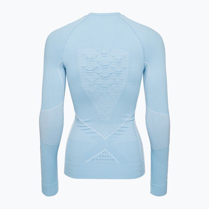 Damen Thermo-Sweatshirt X-Bionic Energy Accumulator 4.0 eisblau/arctic white 2