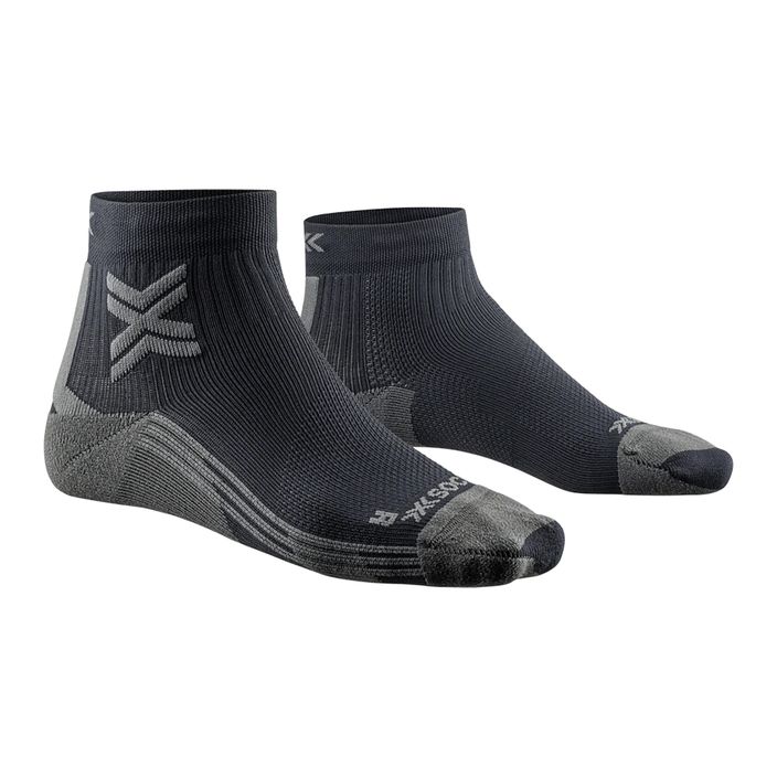Damen Laufsocken X-Socks Run Discover Ankle schwarz/charcoal 2