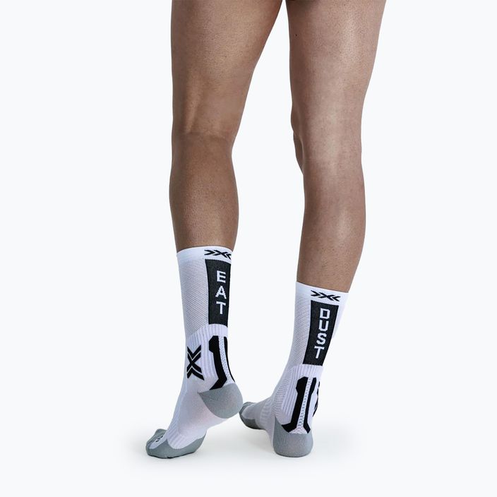 Fahrrad Socken X-Socks Bike Perform Crew artcic white/opal black 4