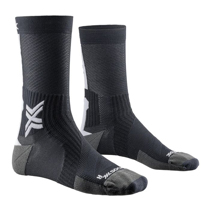 Fahrrad Socken X-Socks Bike Perform Crew opal black/arctic white 2