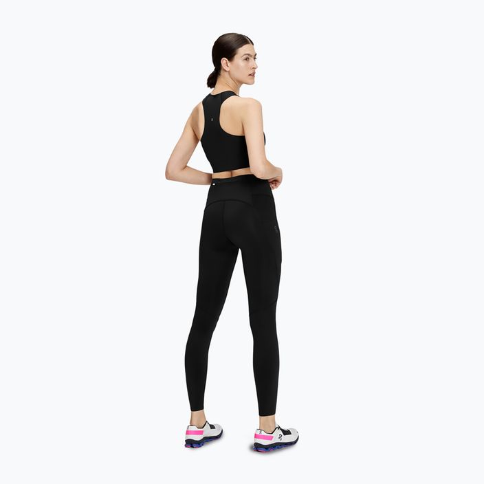 Women's running leggings On Running Performance Tights schwarz 3